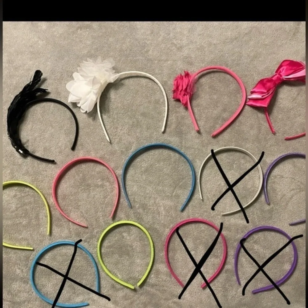Girls Headband Lot of 9 School Play Fun Holiday